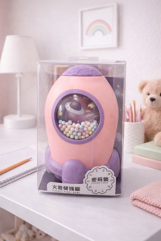 Rocket Piggy Bank