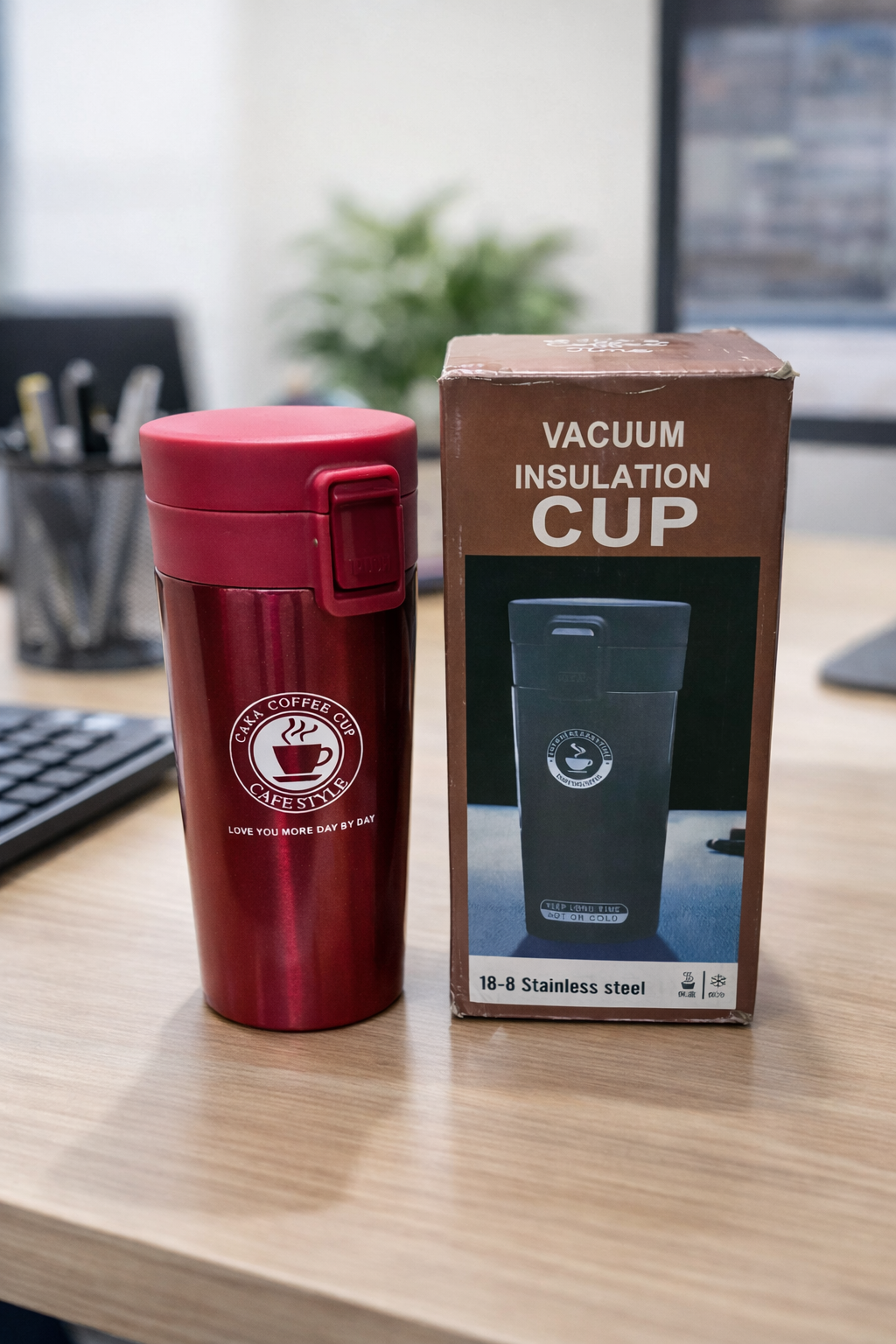 Vaccum Insulation Coffee Tumbler