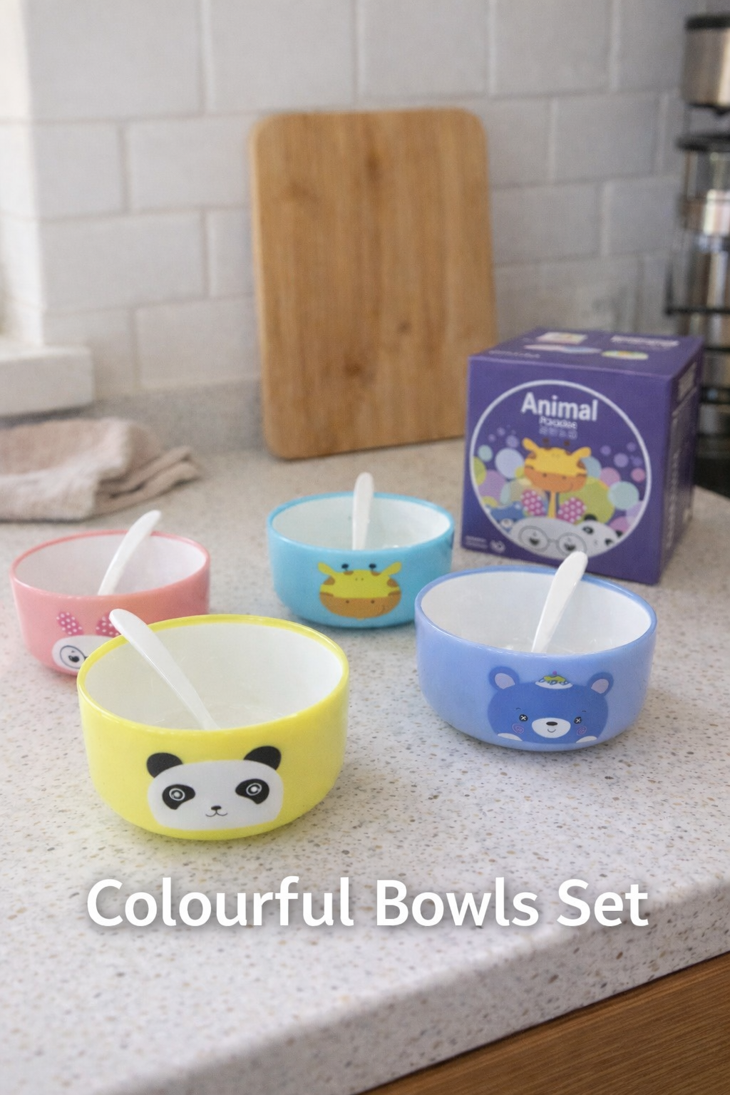 Colourful Bowls Set