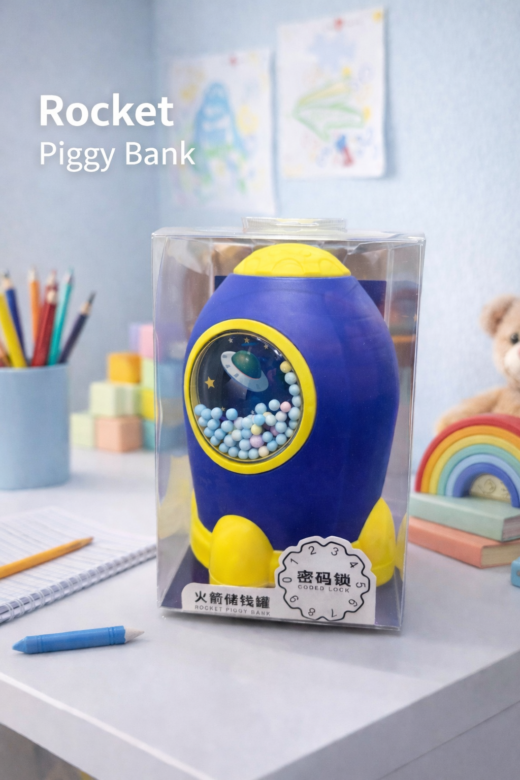 Rocket Piggy Bank