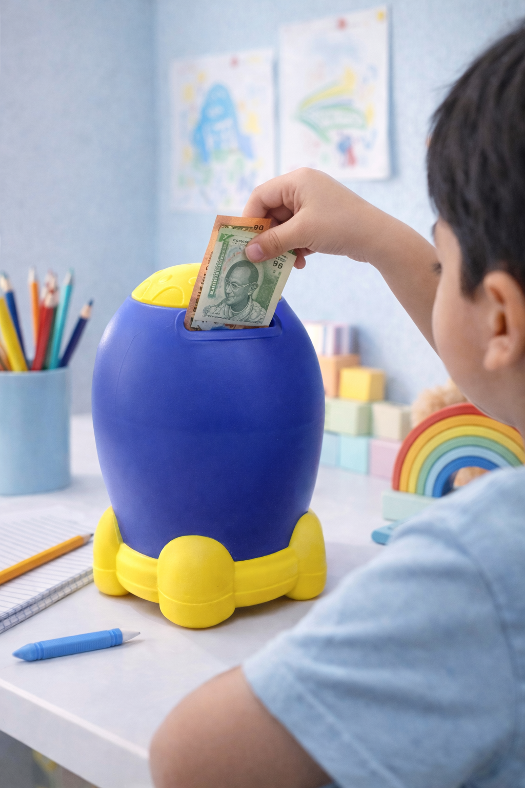 Rocket Piggy Bank